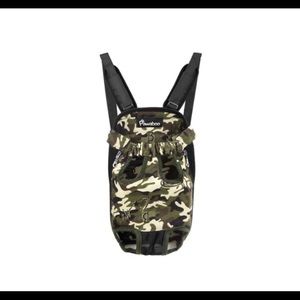 CAMO dog front carrier! Size small